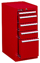 CABINET HANG-ON TOOL RED BALL-BEARING SLIDES - Top Chests